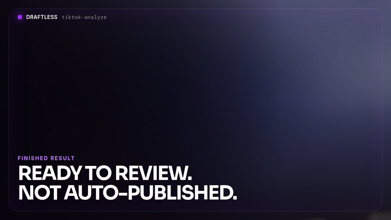 TikTok Campaign Analyst preview